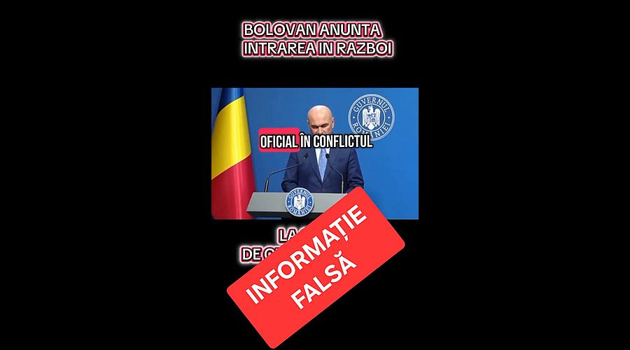 Фалшиви клипове обявиха влизането на Румъния във война